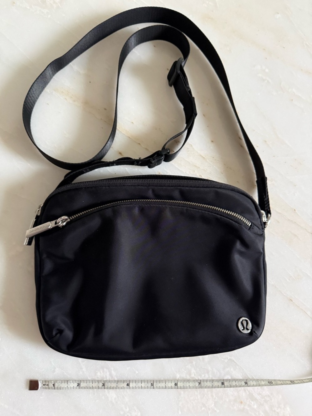 lululemon athletica Black Small Crossbody Belt Bag
